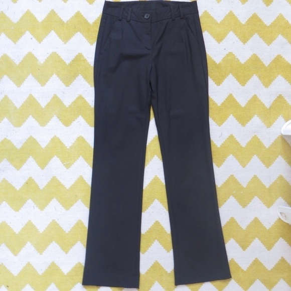 Theory Dark Brown Wool Blend Pants 🔴 - Picture 2 of 3